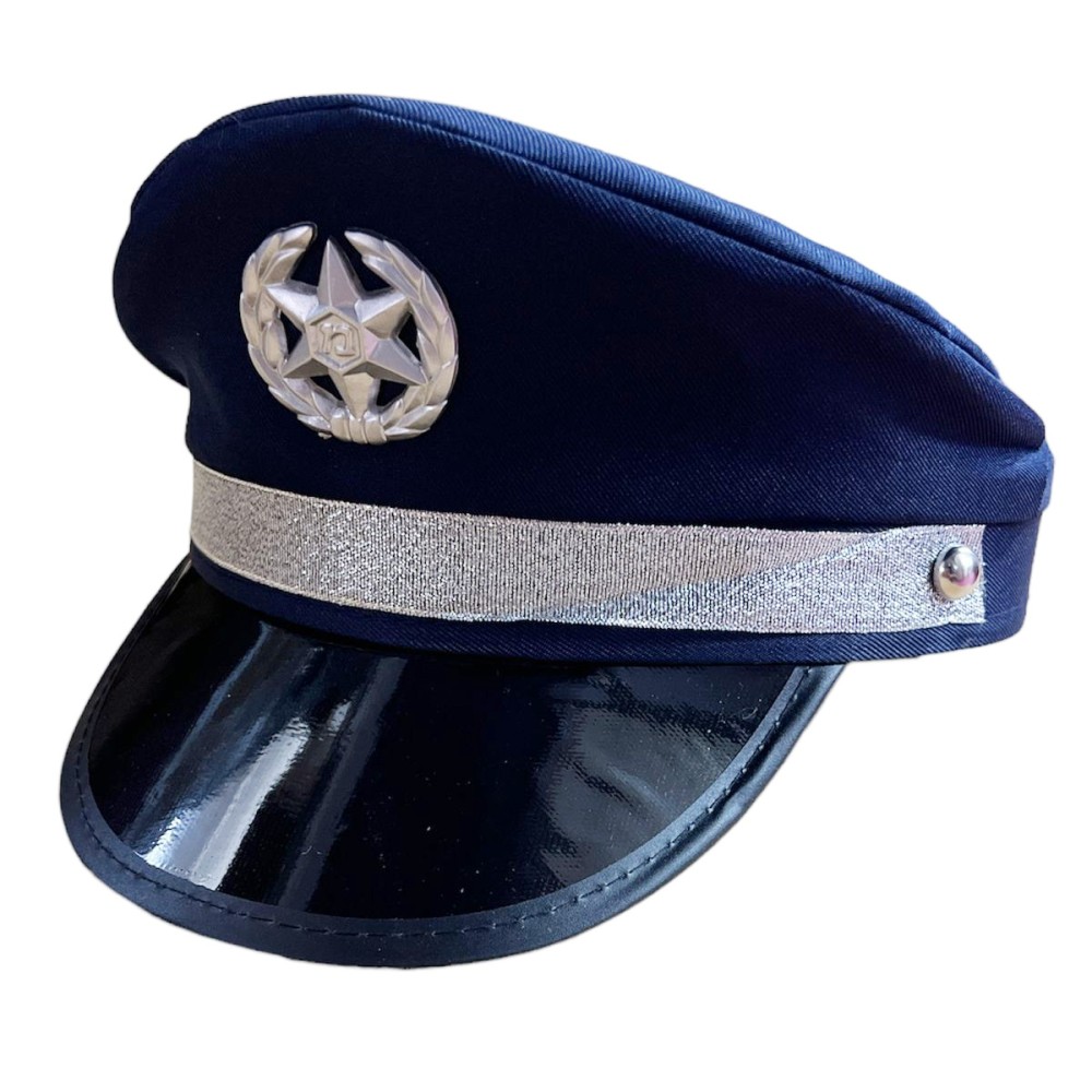 כובע שוטר כחול כהה