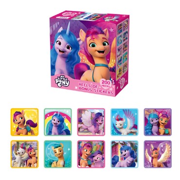מארז 200 מדבקות - הפוני הקטן שלי