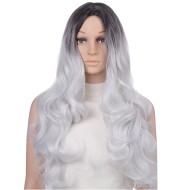 פאת קנקלון גלית ללא פוני אומברה שחור/אפור