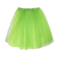 חצאית טוטו עם נצנצים - ירוק