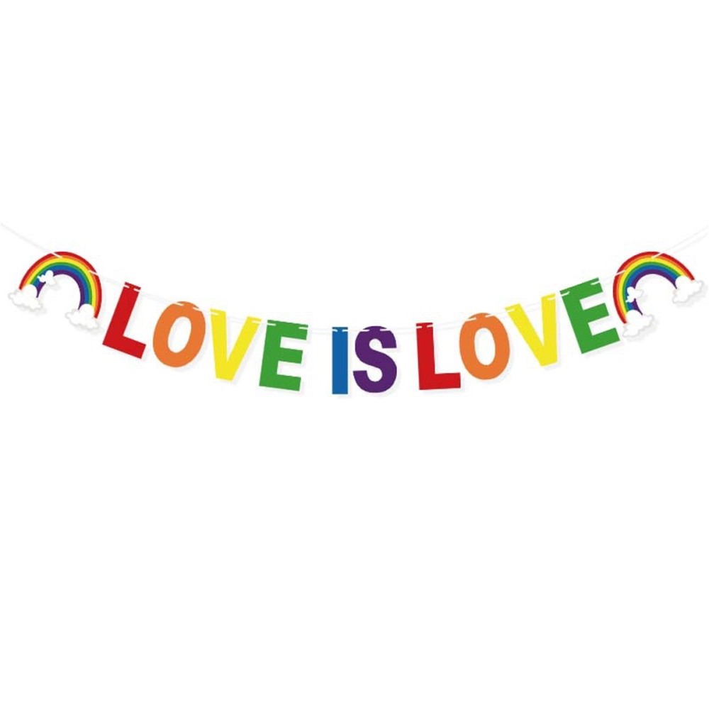 שרשרת דגלוני גאווה - Love is Love שרשרת דגלוני גאווה - Love is Love