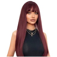 פאת קנקלון ארוכה עם פוני - בורדו