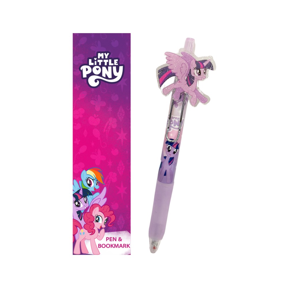 עט הפוני הקטן שלי + סימניה - Twilight Sparkle עט הפוני הקטן שלי + סימניה - Twilight Sparkle