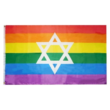 דגל גאווה ענק עם מגון דוד
