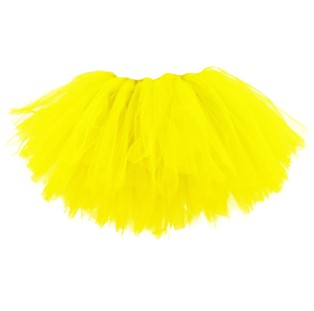 חצאית טוטו 7 שכבות - צהוב