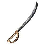 חרב פיראט מעוגלת מפלסטיק