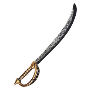 חרב פיראט מעוגלת מפלסטיק