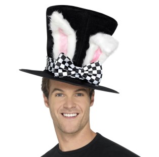 כובע מגבעת הארנב הלבן