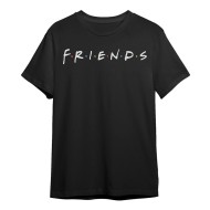חולצה לוגו חברים FRIENDS שחורה