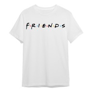 חולצה לוגו חברים FRIENDS לבנה