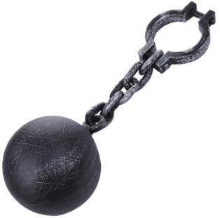 כדור עם שרשרת לאסיר