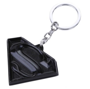 מחזיק מפתחות לוגו סופרמן אפל