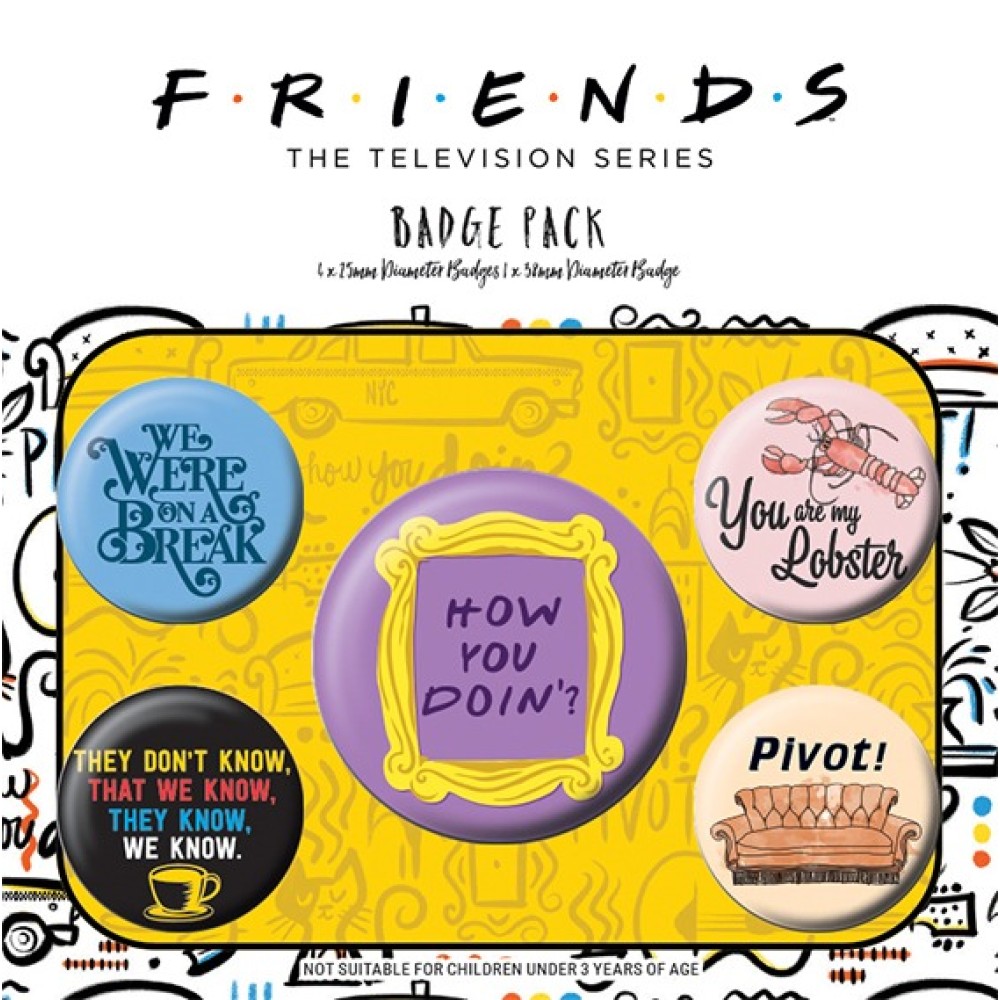 סט סיכות FRIENDS סט סיכות FRIENDS