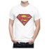 חולצת סופרמן לוגו לבנה