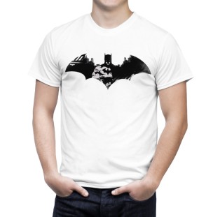 חולצת באטמן פרימיום לבנה
