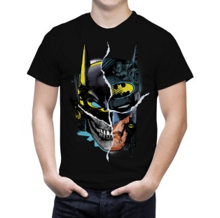 חולצת באטמן רטרו שחורה