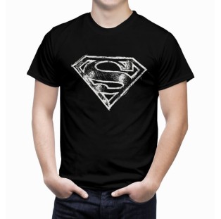 חולצת סופרמן פרימיום שחורה