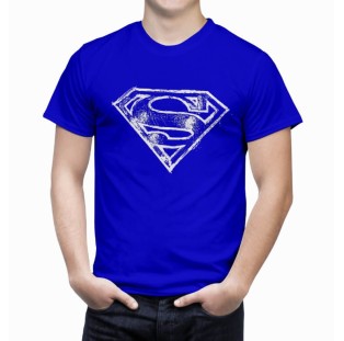 חולצת סופרמן פרימיום כחולה