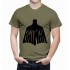 חולצת באטמן סיטי ירוק זית