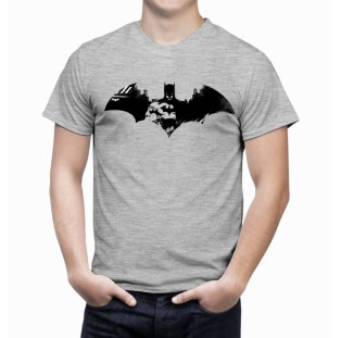 חולצת באטמן פרימיום אפורה