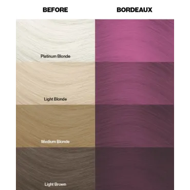 צבע שיער בורדו Bordeaux