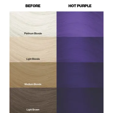 צבע שיער סגול הוט פרפל Hot Purple