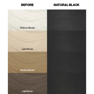 צבע שיער שחור טבעי Natural Black