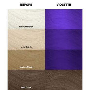 צבע שיער ויולט Violette