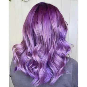 צבע שיער סגול הוט פרפל Hot Purple