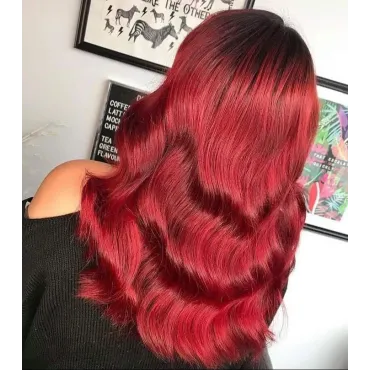 צבע שיער אדום רובי רוז' Ruby Rouge