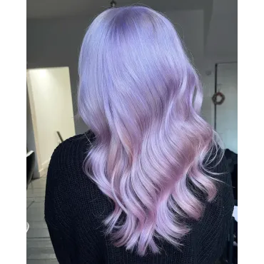 צבע שיער סגול לילך Lilac