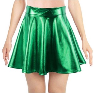 חצאית מטאלית ירוקה