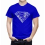 חולצת סופרמן פרימיום כחולה