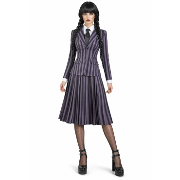 תחפושת הילדה האפלה בתלבושת בית ספר