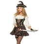 תחפושת שמלת פיראטית חומה לנשים