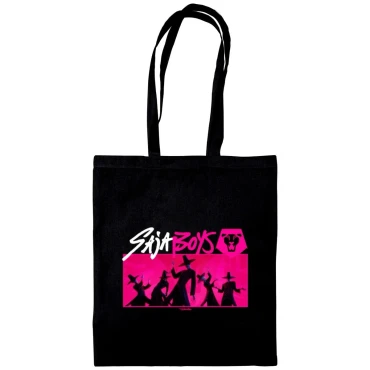 תיק בד שחור SAJA BOYS K Pop Demon Hunters