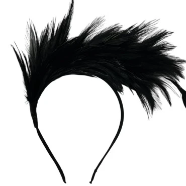 קשת נוצות בצבע שחור