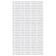 חבילת יהלומים להדבקה בצבע כסף