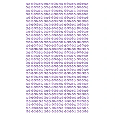 חבילת יהלומים להדבקה בצבע סגול