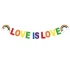 שרשרת דגלוני גאווה - Love is Love