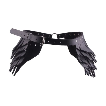 חגורת מותן פאנק - שחור