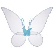 כנפי פיה עם נצנצים בצבע תכלת