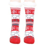 גרבי צמר לכריסמס - איילים ופתיתי שלג