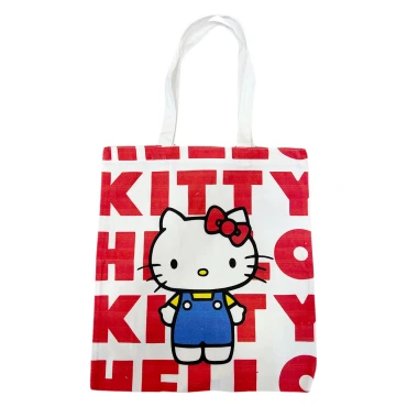 תיק בד הלו קיטי - רקע לוגו