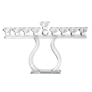 חנוכיית קריסטל 37x24 ס״מ