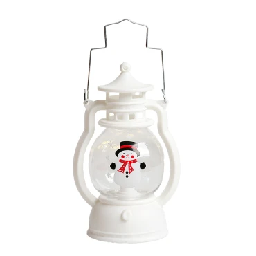 עששית כריסמס 14 ס״מ - איש שלג