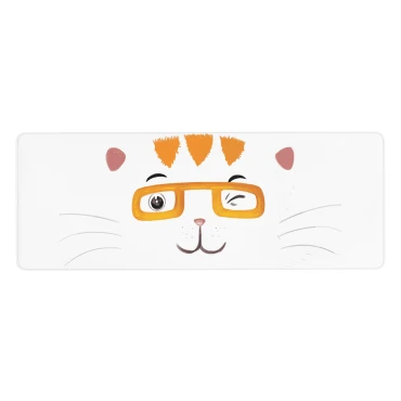 משטח רחב לעכבר 80x30 ס״מ - פרצוף כראמל