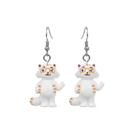 זוג עגילי כראמל קורץ