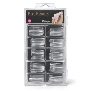 מארז ציפורניים שקופות להדבקה