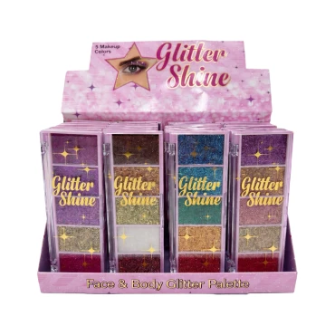 פלטת 5 צלליות נצנים Glitter Shine